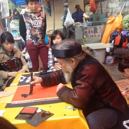Phố Ông Đồ ngày xuân ảnh 4
