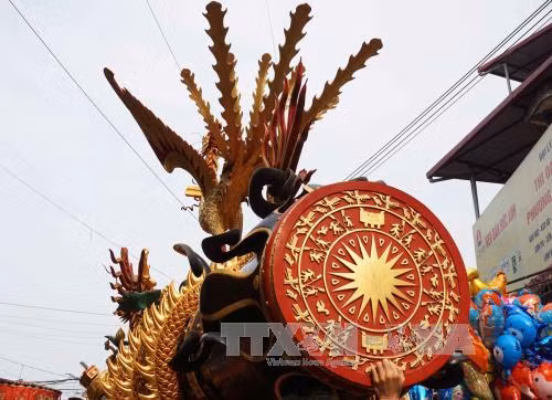 Tưng bừng hội rước pháo Đồng Kỵ, Bắc Ninh ảnh 3