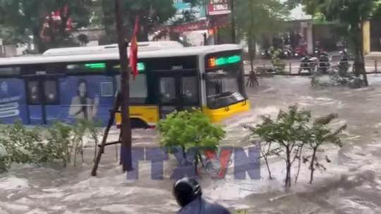 Chống ngập Hà Nội: Hướng tới mô hình 'thành phố bọt biển'