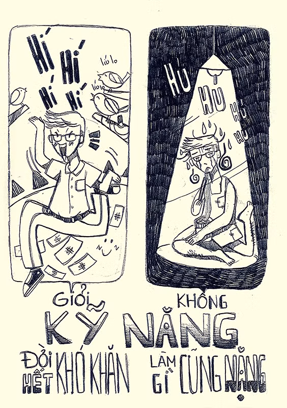 Bộ tranh 'Thành ngữ thanh niên chuẩn' gây 'sốt' ảnh 8