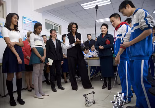 Hình ảnh đặc biệt về chuyến thăm Trung Quốc của bà Obama ảnh 7