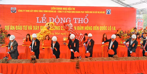 Xây dựng tuyến đường 2,5 đoạn từ Đầm Hồng đến quốc lộ 1A ảnh 1