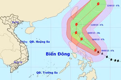Bão Noul còn tiếp tục mạnh thêm ảnh 1
