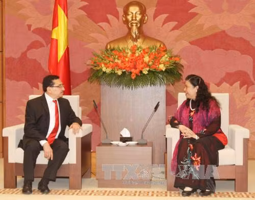 Phó Chủ tịch Quốc hội tiếp Tổng Bí thư Đảng FMLN ảnh 1
