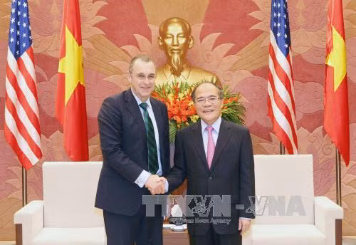 Chủ tịch Quốc hội tiếp Đoàn Hạ nghị sĩ Mỹ ảnh 1