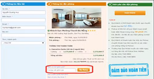 Thuê bao VinaPhone được giảm giá khi đặt phòng khách sạn ảnh 3