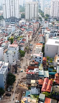 Ngõ 381 Nguyễn Khang dần hình thành sau khi cải tạo, nâng cấp