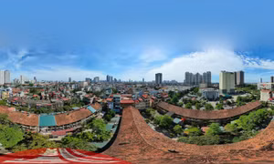 Khu tập thể 50 năm tuổi tại phường Nguyễn Trãi (Hà Đông, Hà Nội) đang chờ sập