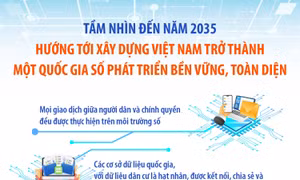 Hướng tới xây dựng Việt Nam trở thành một quốc gia số phát triển bền vững, toàn diện