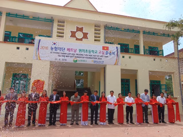 Ngân hàng NongHyup tài trợ xây trường học, nhà văn hoá ở Thái Nguyên ảnh 1