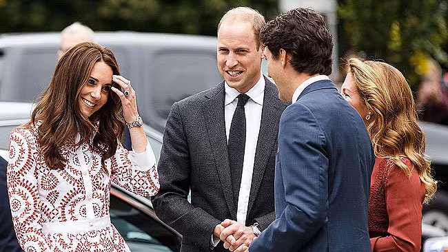 Công nương Anh e thẹn trước Thủ tướng Canada điển trai ảnh 1