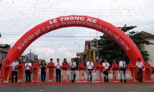 Thông xe Quốc lộ 1A mở rộng đoạn qua Quảng Bình ảnh 1