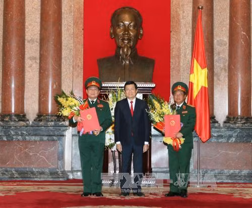 Thăng quân hàm Đại tướng cho đồng chí Ngô Xuân Lịch và Đỗ Bá Tỵ ảnh 1
