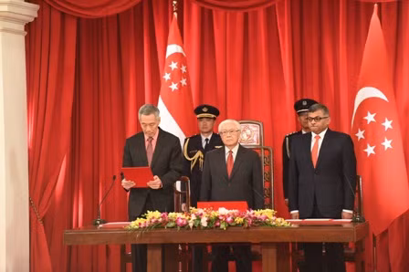 Nội các mới Singapore tuyên thệ nhậm chức ảnh 1