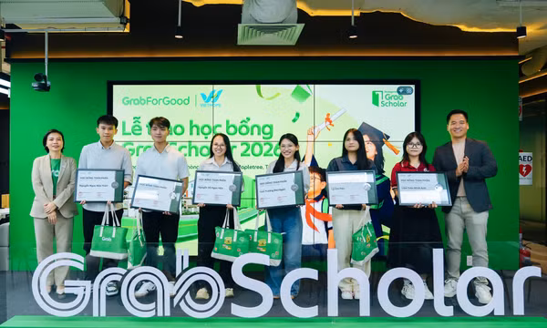 GrabScholar 2026 tiếp sức học tập cho hơn 300 học sinh, sinh viên