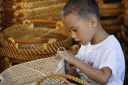 Nét đẹp làng nghề mây tre đan ảnh 4