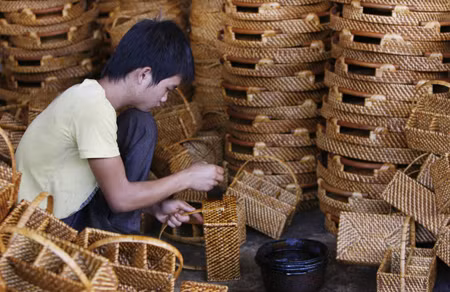 Nét đẹp làng nghề mây tre đan ảnh 11