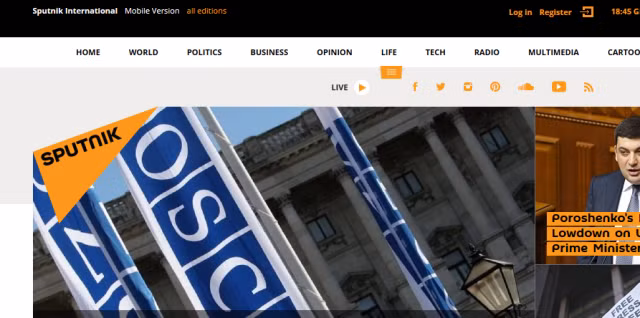 Thổ Nhĩ Kỳ chặn trang web Sputnik ảnh 1