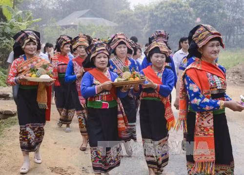 Lễ hội té nước - cầu mưa của người Lào ở Na Sang ảnh 3