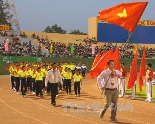 Hơn 2.500 vận động viên tranh tài tại Hội khỏe Phù Đổng khu vực IV ảnh 1