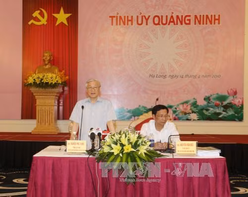 Tổng Bí thư: Quảng Ninh cần tiếp tục phát triển mạnh mẽ hơn nữa ảnh 1