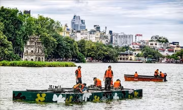 Hoàn thiện trận địa pháo hoa chào mừng Ngày Giải phóng Thủ đô