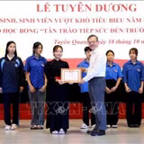 Học bổng 'Tân Trào tiếp sức đến trường' cho học sinh, sinh viên vượt khó