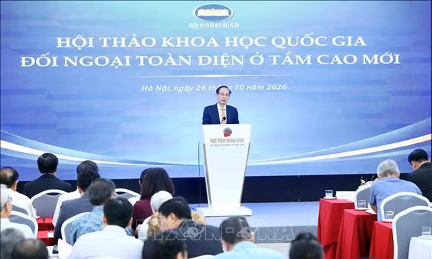 Hội thảo khoa học quốc gia “Đối ngoại toàn diện ở tầm cao mới”