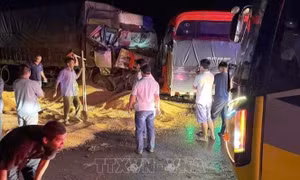 Tai nạn liên hoàn trên đường Hồ Chí Minh, đoạn qua Lâm Đồng