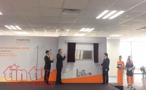 Thủ tướng Singapore Lý Hiển Long dự lễ khánh thành tòa nhà Mapletree tại Việt Nam ảnh 1
