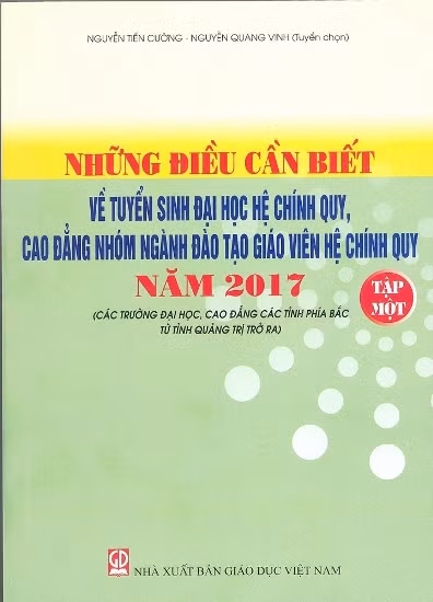 Phát hành cuốn Những điều cần biết năm 2017 về tuyển sinh ảnh 1