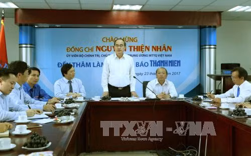 Mặt trận Tổ quốc Việt Nam đồng hành cùng báo chí đấu tranh chống tham nhũng, tiêu cực ảnh 1