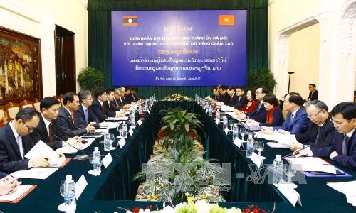 Nâng cao hiệu quả hợp tác giữa Thủ đô Hà Nội và Thủ đô Viêng Chăn ảnh 1