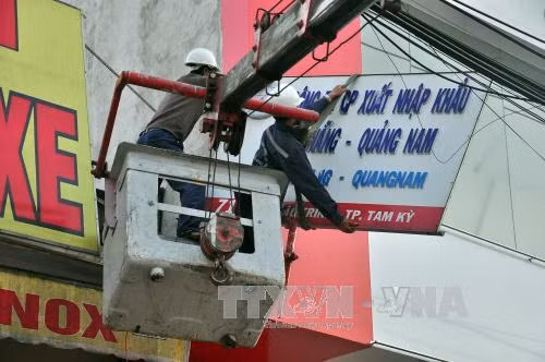 'Chiến dịch' giành lại vỉa hè đã lan đến Tam Kỳ, Quảng Nam ảnh 3