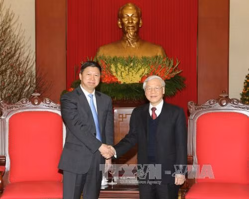 Tổng Bí thư Nguyễn Phú Trọng tiếp Đặc phái viên của Tổng Bí thư, Chủ tịch Trung Quốc ảnh 1