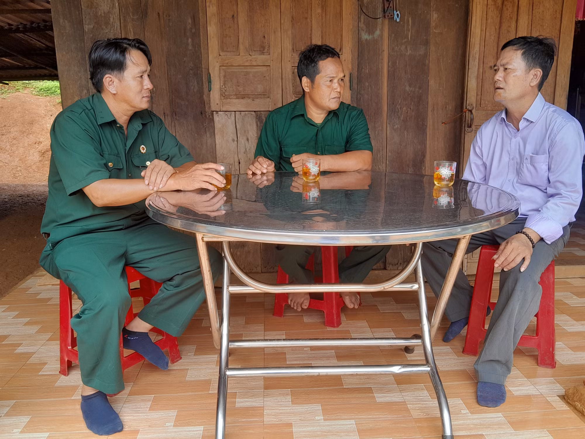 Hội cựu chiến binh tham, vận động hội viên trong hội phát triển kinh tế.