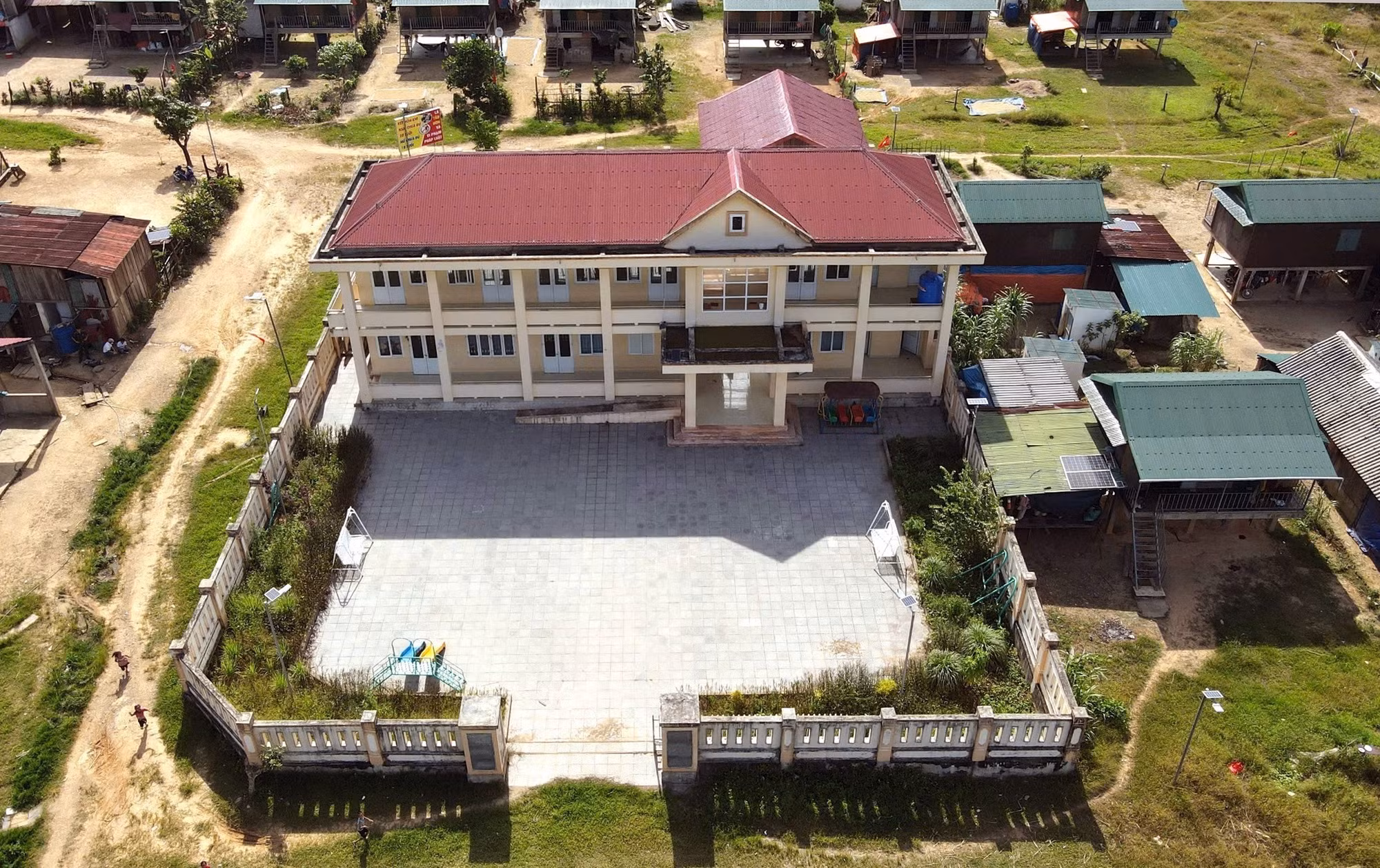 Trường Tiểu học bản Sắt tại xã Trường Sơn (Quảng Trị).