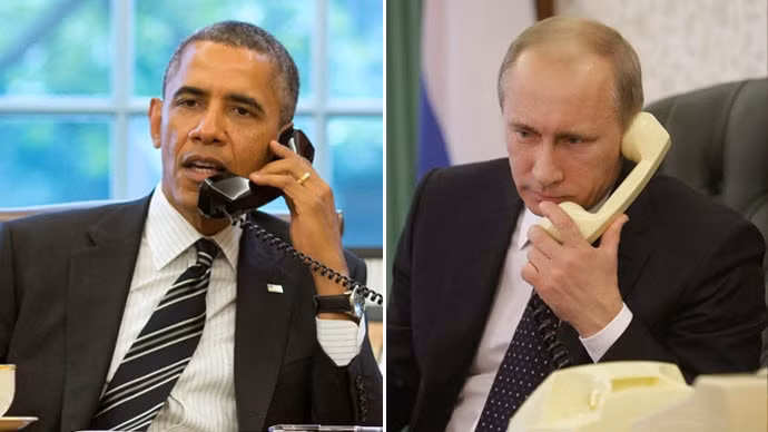 Putin–Obama mới điện đàm 10 lần trong năm ảnh 1