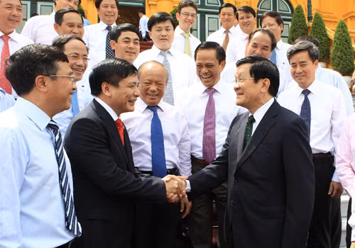 Chủ tịch nước gặp mặt đại biểu Đảng ủy Khối doanh nghiệp Trung ương ảnh 1