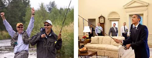 Ảnh ‘độc’ đáng yêu của Obama ảnh 13