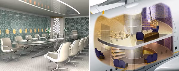 Ngắm ‘khách sạn bay’ 380 triệu đô của hoàng tử Ảrập ảnh 3