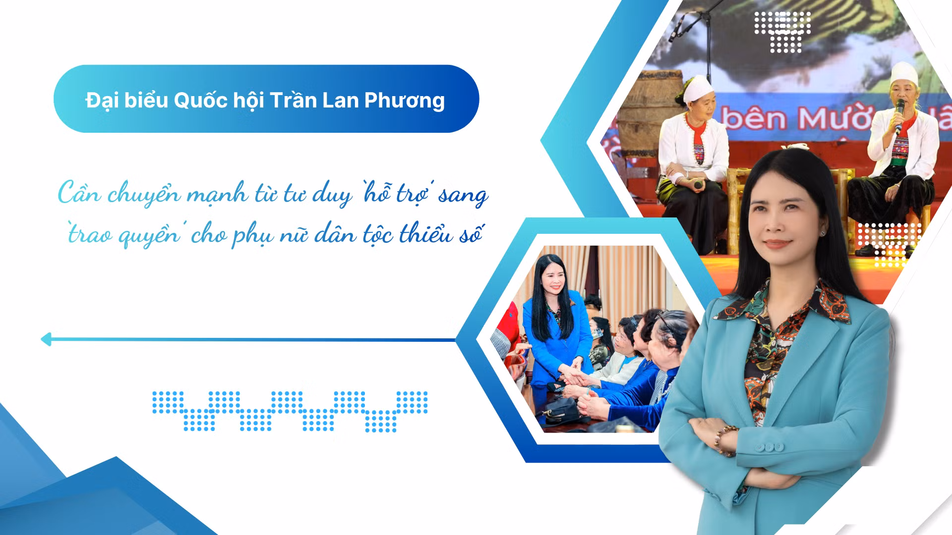 Cần chuyển mạnh từ tư duy ‘hỗ trợ’ sang ‘trao quyền’ cho phụ nữ dân tộc thiểu số