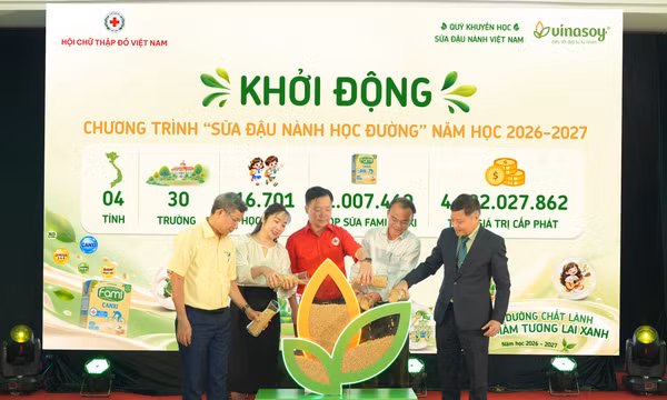 Khởi động Chương trình 'Sữa đậu nành học đường' năm học 2026–2027