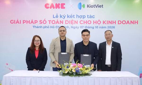 Cake hợp tác KiotViet cung cấp giải pháp số cho hộ kinh doanh