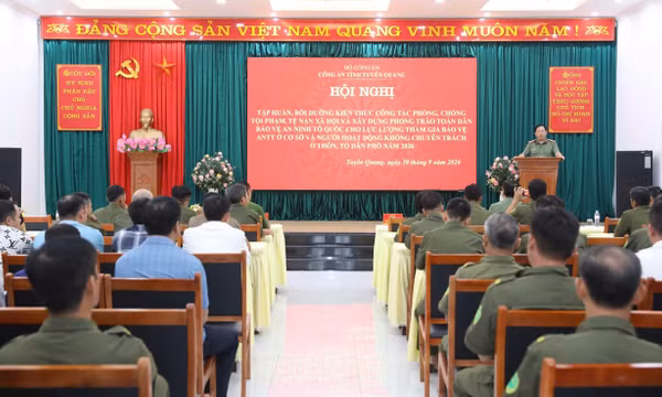 Tuyên Quang bồi dưỡng kỹ năng bảo đảm an ninh, trật tự tại cơ sở