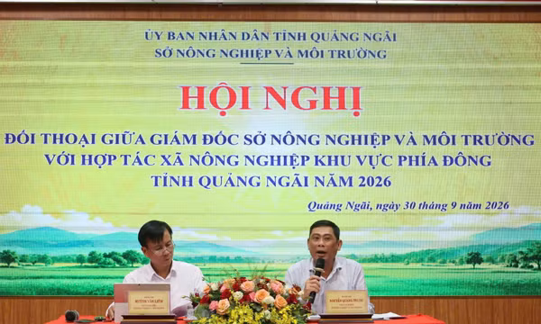 Quảng Ngãi tháo gỡ khó khăn cho Hợp tác xã Nông nghiệp phía Đông