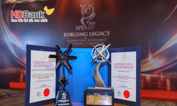 APEA 2026 vinh danh HDBank về quản trị bền vững và minh bạch