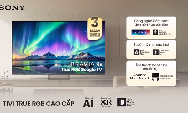 Sony BRAVIA 9 II True RGB được vinh danh tại Value Electronics TV Shootout