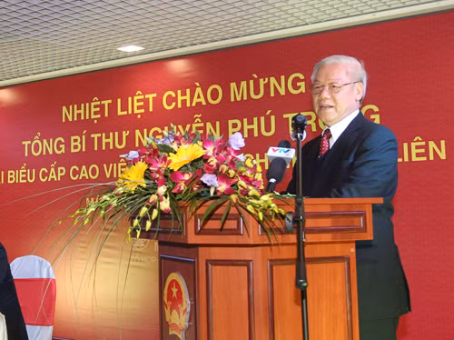 Tổng Bí thư tiếp Chủ tịch Đảng Cộng sản Nga ảnh 1
