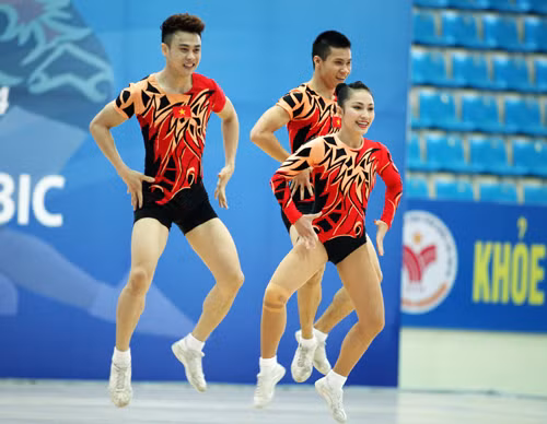 Đại hội TDTT toàn quốc lần thứ VII: Khai mạc môn Sport Aerobic ảnh 1